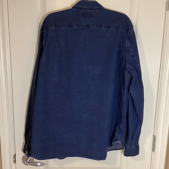 Timberland Men's Button Down Cotton Blue Shirt Size XL Slim Fit Casual - Picture 5 of 9